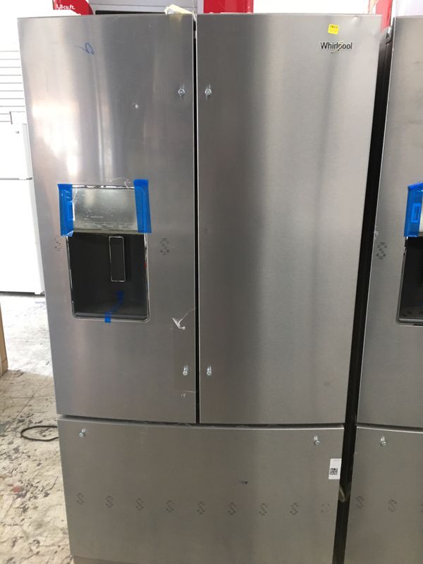 New Whirlpool French door refrigerator with dual ice maker