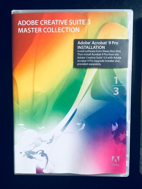 Adobe Creative Suite 3 Master Collection For Sale