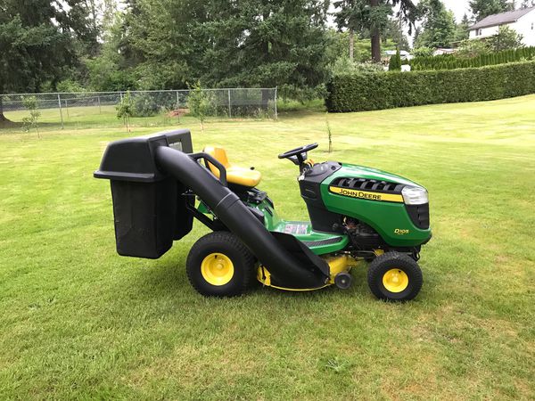 2016 John Deere D105 175 Hp Automatic 42 In Riding Lawn Mower Tractor