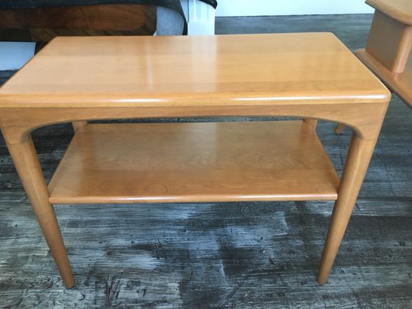 Heywood Wakefield Table End Table Blond Modern Retro Vintage For