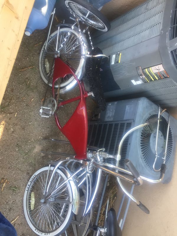 red lowrider bike