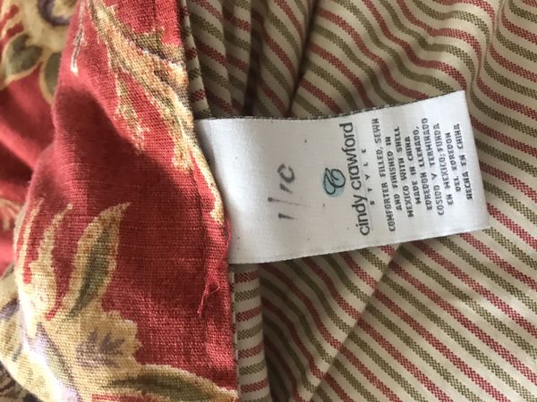 King Size Comforter Cindy Crawford Style For Sale In Henderson