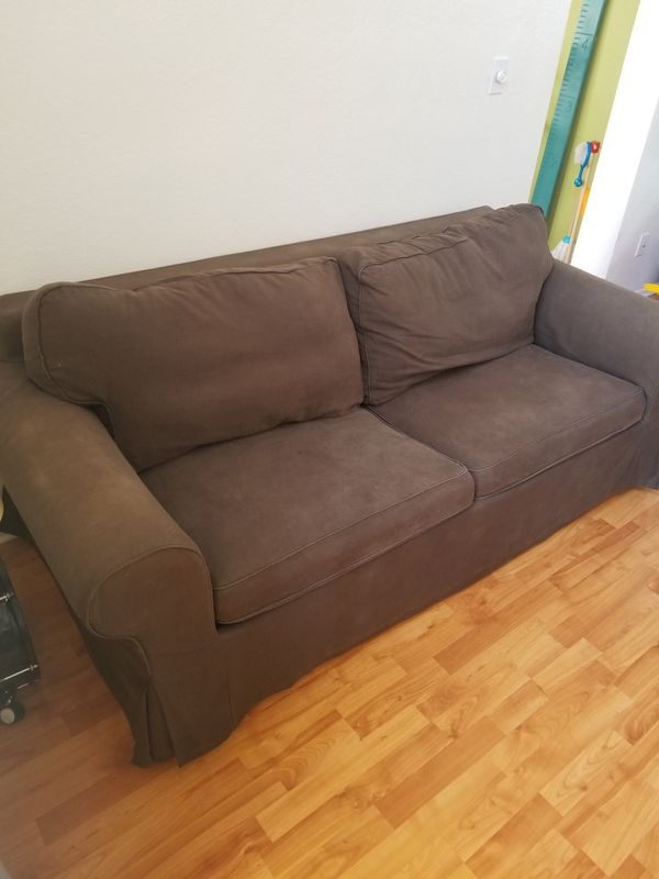 IKEA Pull Out Couch Full Size Bed Brown for Sale in Las Vegas, NV OfferUp