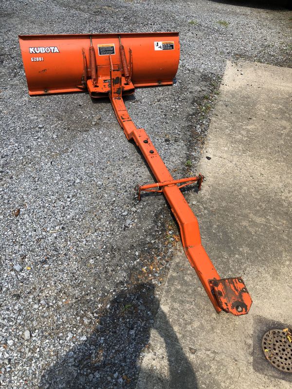 Kubota Snow Plow for Sale in Butler, PA OfferUp