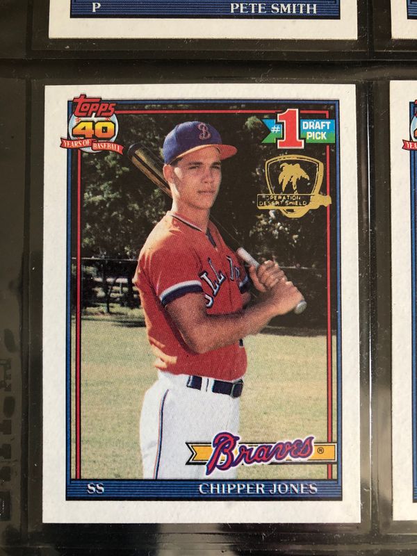 Desert Shield Chipper Jones Rookie card for Sale in Seattle, WA OfferUp