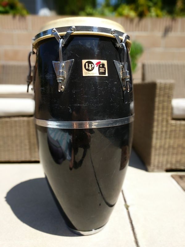 M. Cohen Latin Percussion LP Patato Black Fiberglass 11 3/4" Conga for