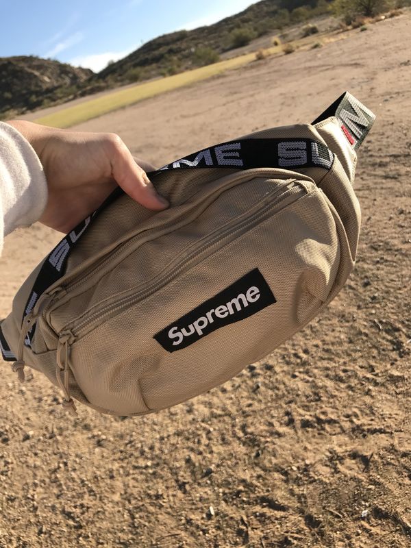 tan supreme fanny pack