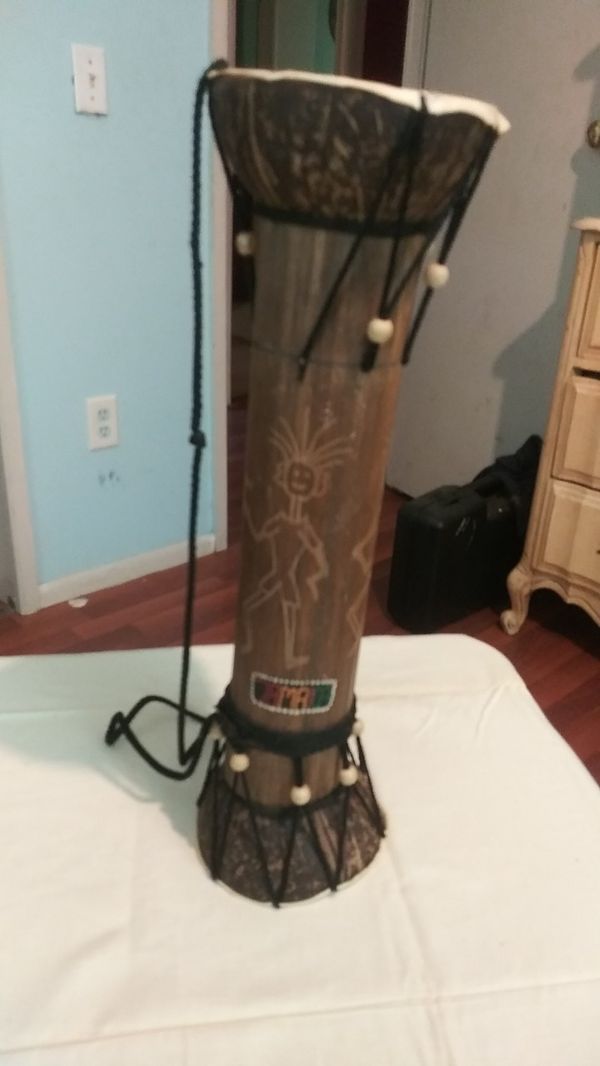 Handmade Jamaican Drum Bongo Djembe Double Sided Bamboo for Sale in Jacksonville, FL OfferUp