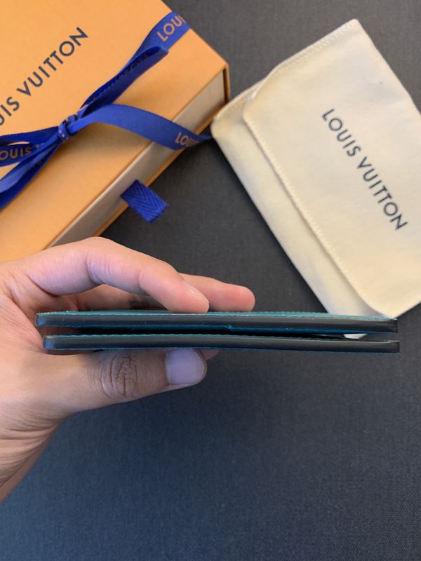 Louis Vuitton Teal Taigarama Ss19 Monogram Pocket Organizer Wallet M30319 New For Sale In Milpitas Ca Offerup - louis vuitton chain gold roblox