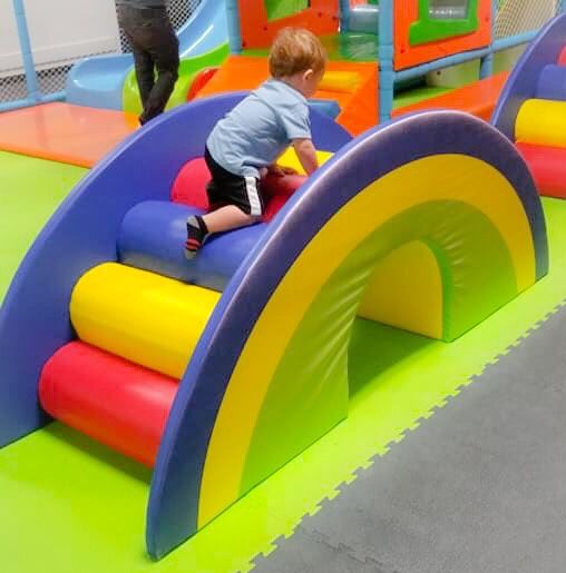 Children’s LARGE SoftPlay Rainbow Bridge Climber for Kids for Sale in