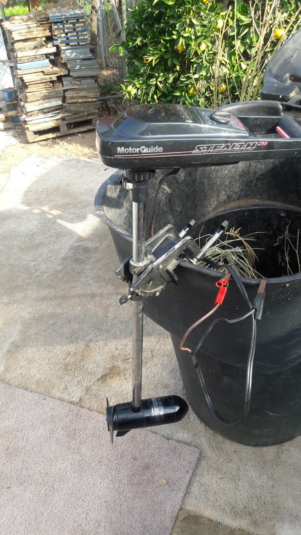 Outboard motor Electric 12 volt, 25 lbs thrust stealth 250