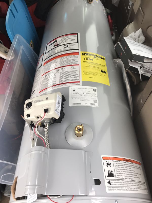 50 gallon gas water heater, 48000 btu for Sale in Denver, CO - OfferUp