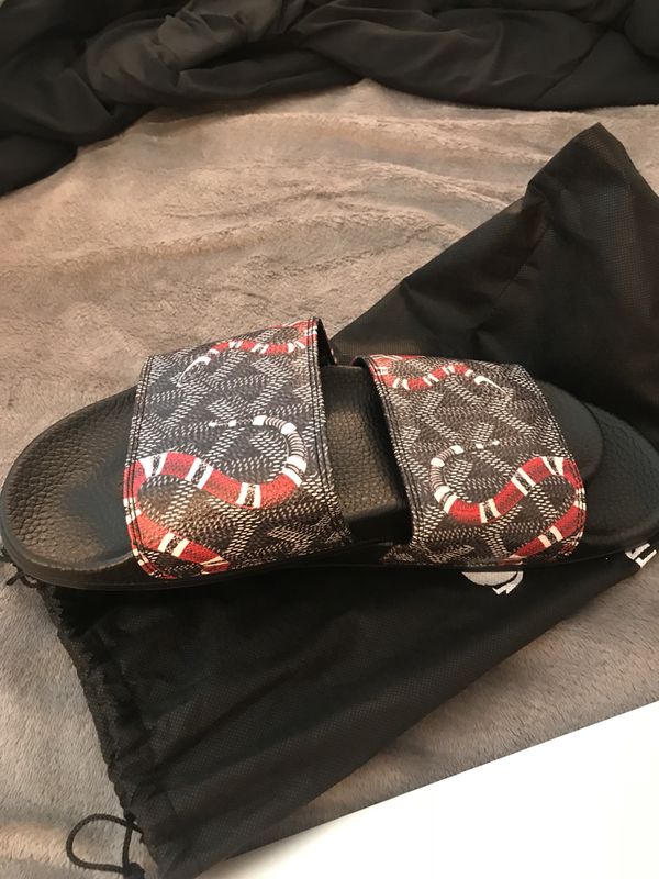 gucci slides snake print