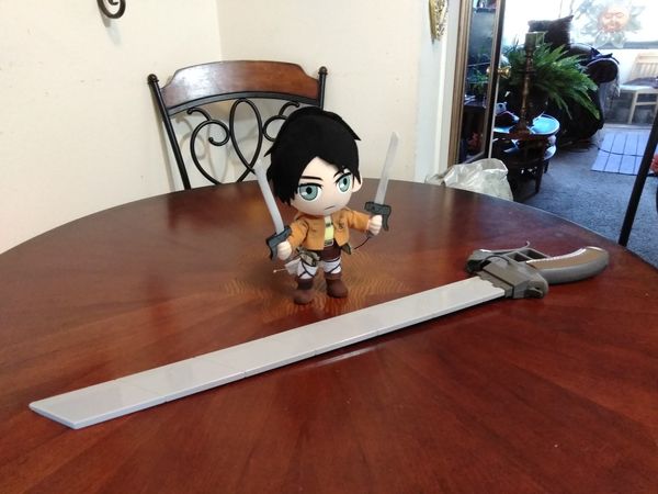 attack on titan plush mikasa