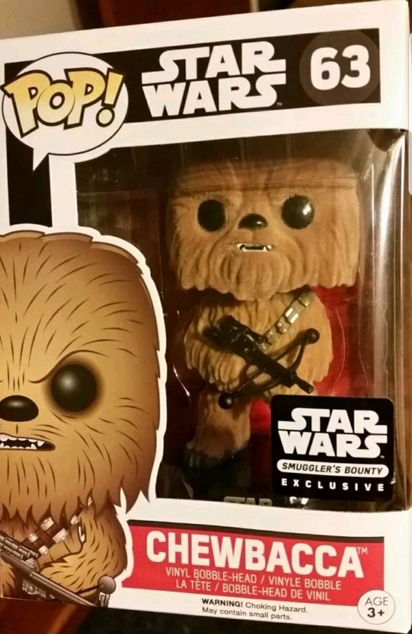 flocked chewbacca funko pop