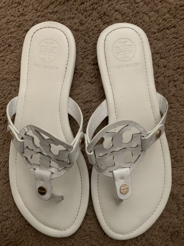 tory burch miller sandals pewter