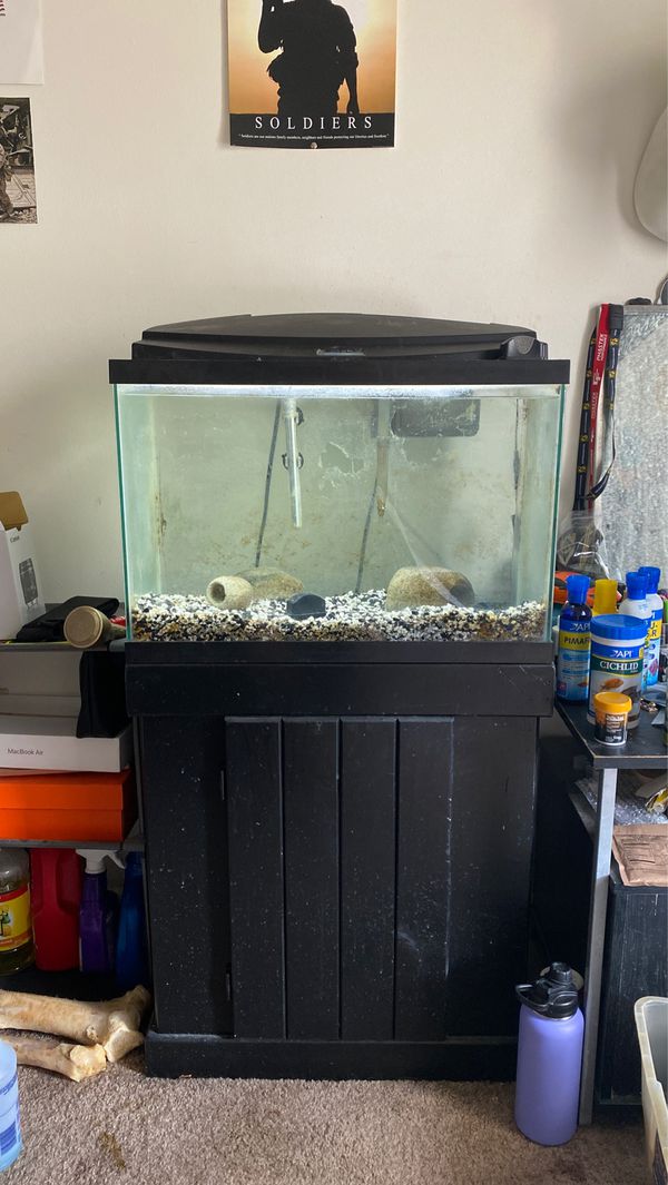 30 gallon fish tank stand modern style