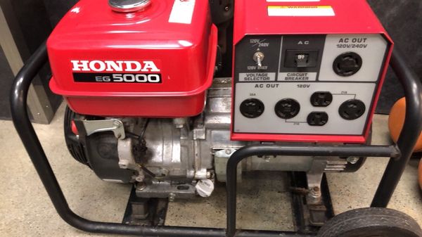 Honda EG5000 portable generator no trades must pick up from kent for ...