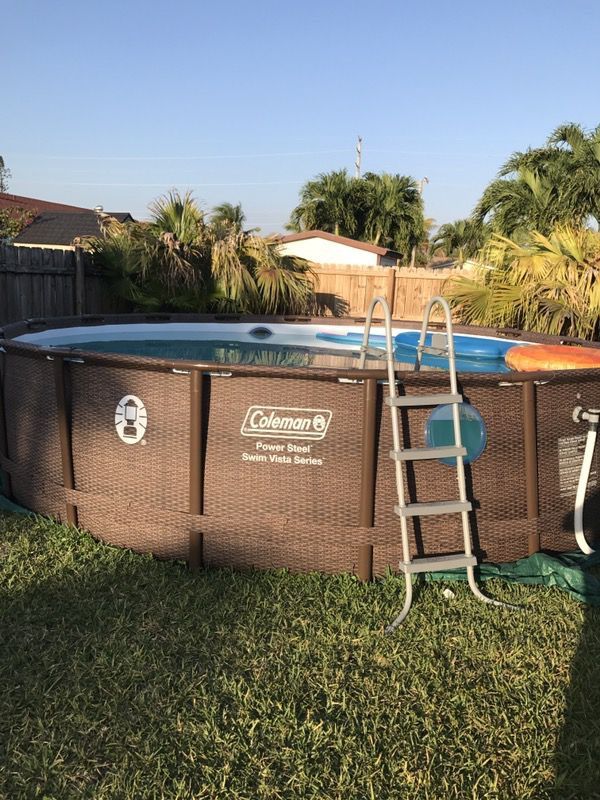 coleman 18 ft pool