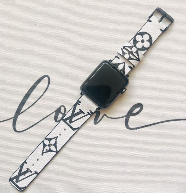 LOUIS VUITTON, GUCCI, BURBERRY, and MCM AUTHENTIC CUSTOM APPLE WATCH BANDS for Sale in Los ...