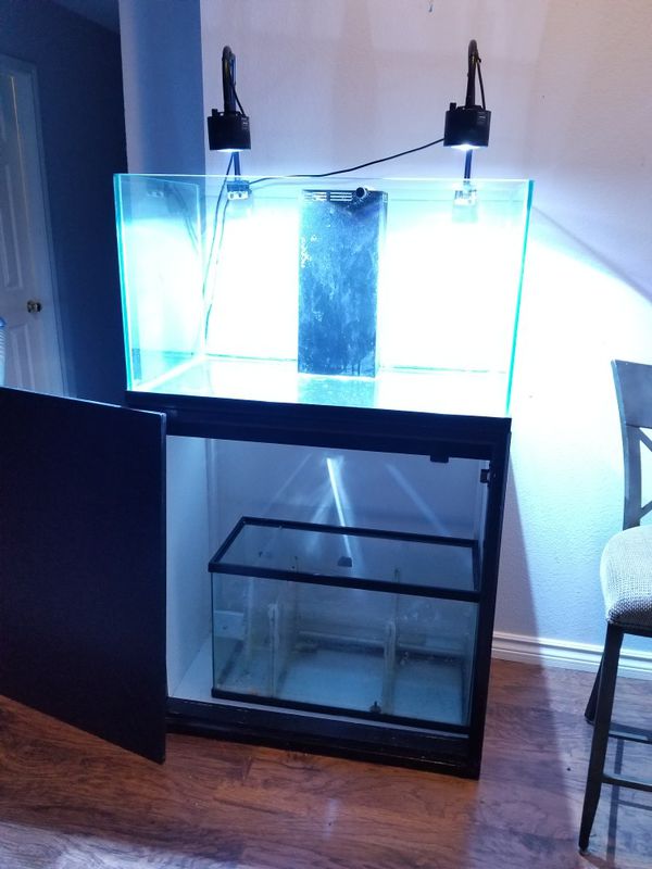 65 gallon reef ready aquarium fish tank for Sale in Plano