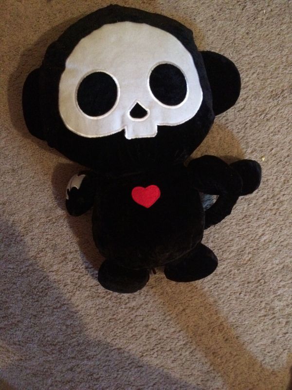 skull animals plush