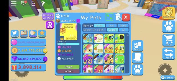 My inventory in BGS (Roblox, OP pets) for Sale in Riyadh, SA - OfferUp