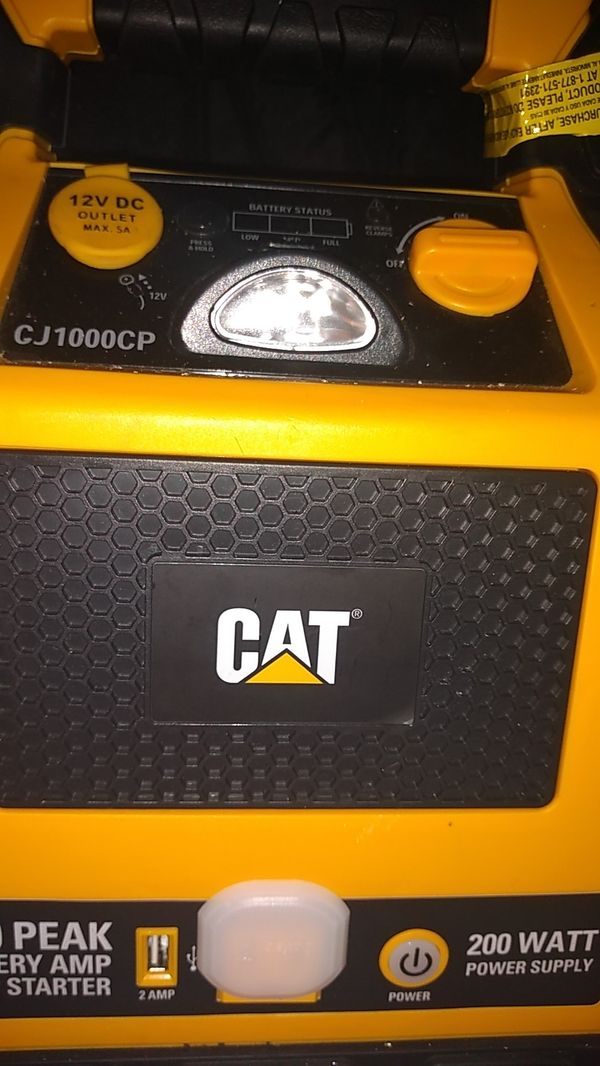 CAT CJ1000CP 1000 Peak Amp Jump Starter, Power Station, Air Compressor