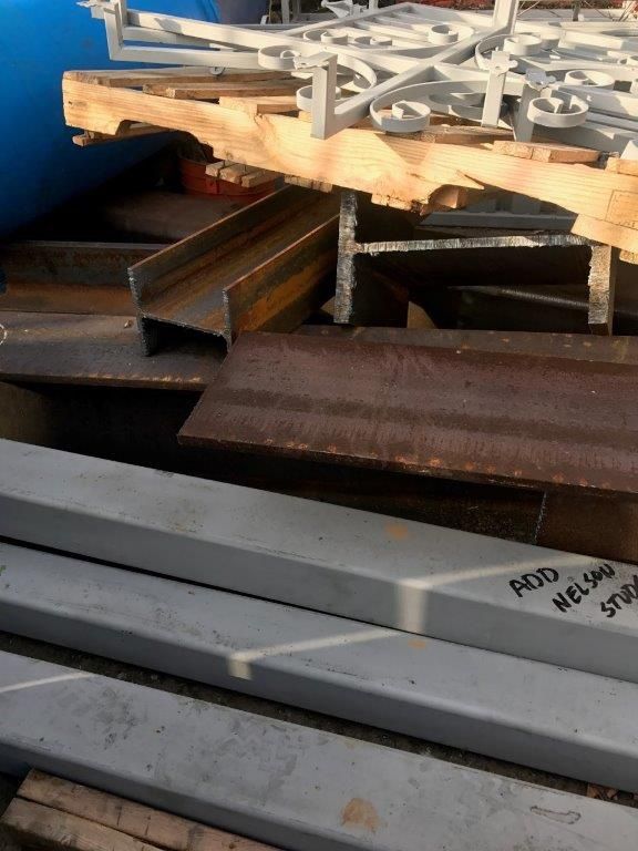 Cut pieces of I Beam scrap | Heavy pieces of steel (pick up only) for ...