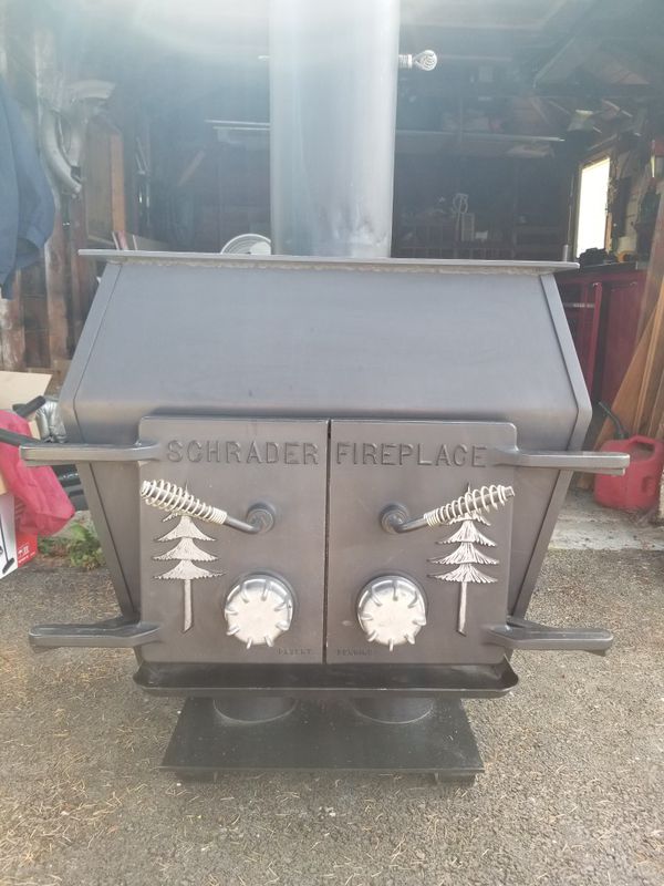 Vintage Schrader wood burning stove for Sale in Snoqualmie, WA - OfferUp