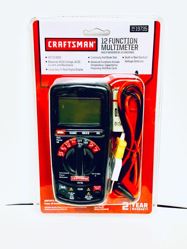 Craftsman 12 Function Multimeter brand new for Sale in Los Angeles, CA