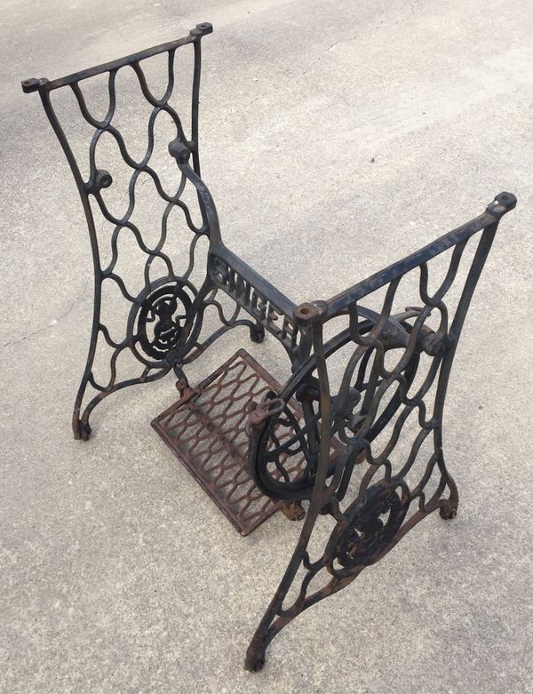 Cast Iron Singer Sewing Machine Base Table for Sale in ...