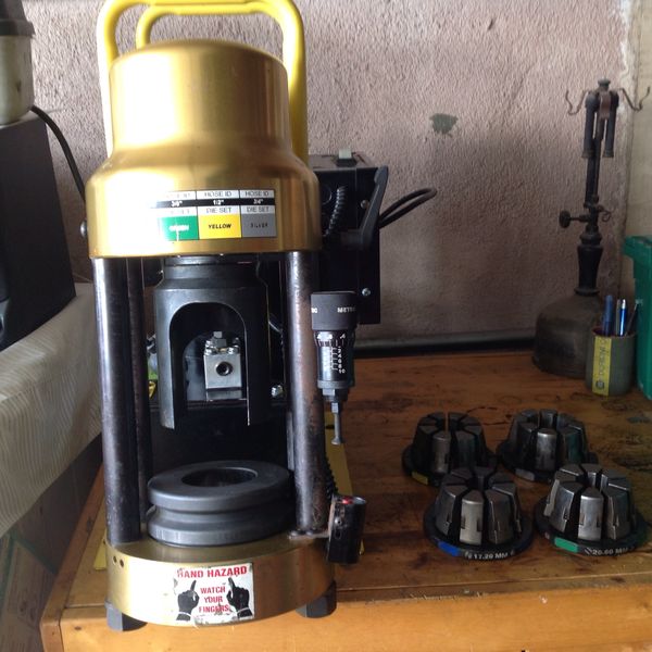 Goodyear PC125 Hydraulic Hose Crimper with 4 Dies for Sale in Fontana, CA OfferUp