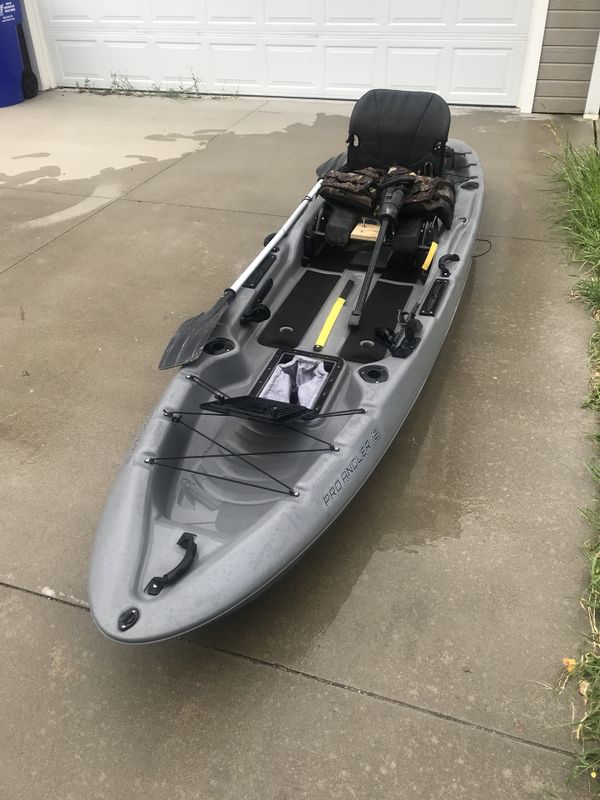 ozark trails angler kayak 12’ sun dolphin boss 12' ss