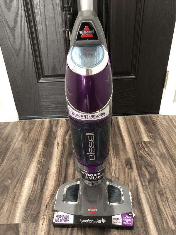 BISSELL® Symphony™ Pet AllinOne Vacuum and Steam Mop Silver