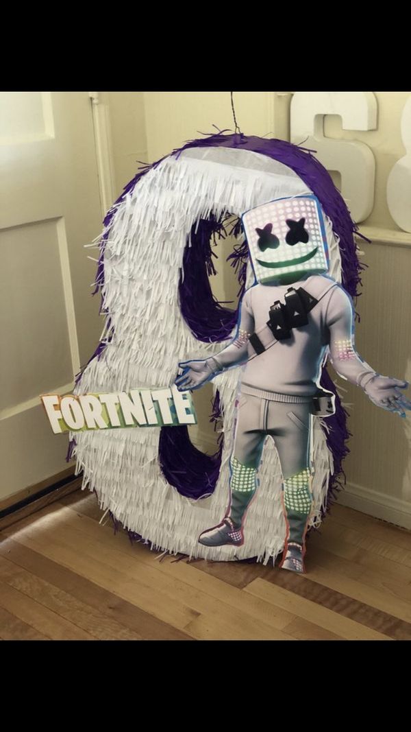 DJ Marshmallow Marshmello Number Eight Eighth Birthday