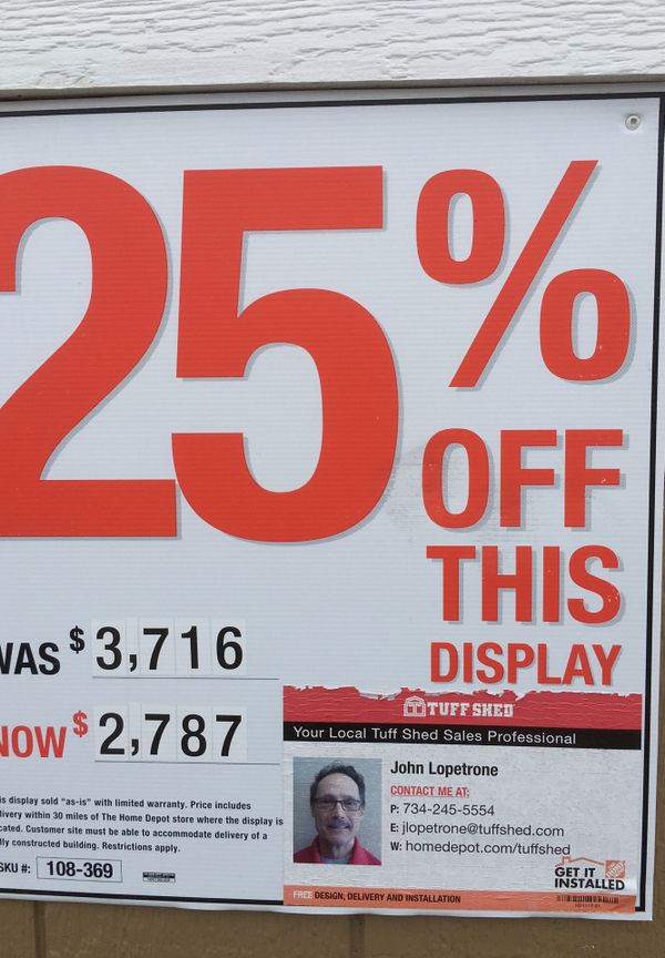 tuff shed tr-700 10' x 12' for sale in toledo, oh - offerup