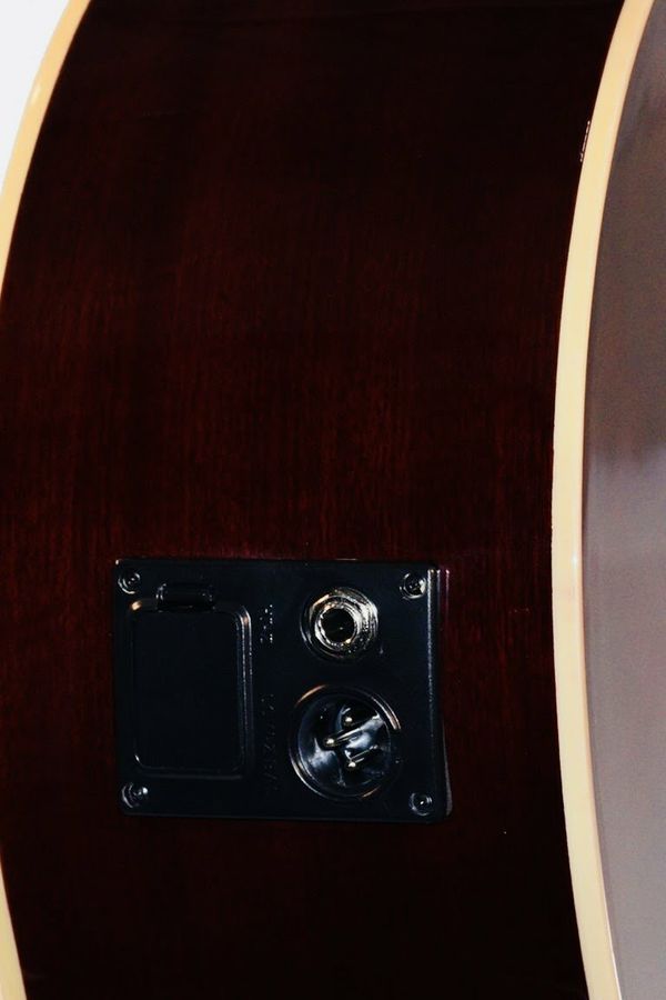 New 12 String Acoustic Electric Requinto Guitar Black Combo with Gig