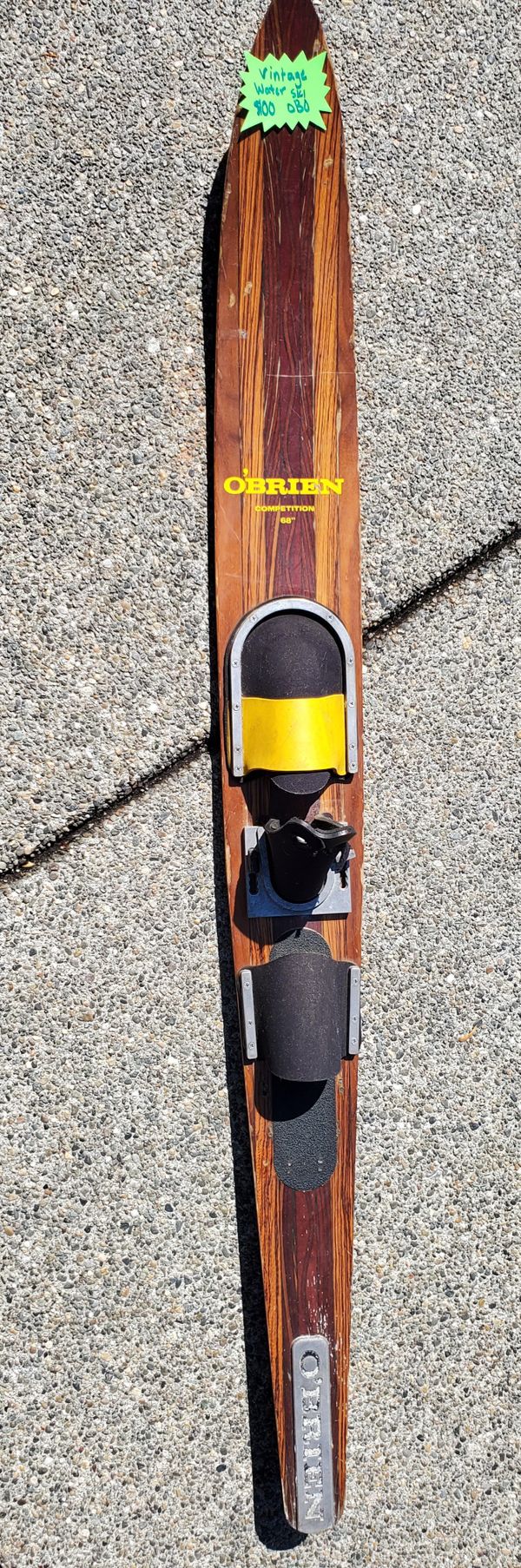 O'Brian Vintage wooden water ski 68" Competition for Sale in Federal