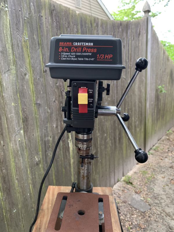 Craftsman 8-in. Drill Press 1/3 HP w/ Stand for Sale in Northfield, NJ