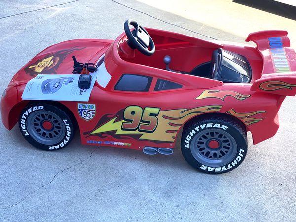 lightning mcqueen ride on car power wheels