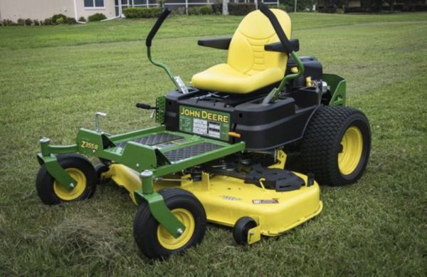 John Deere Z345R 22-HP V-twin Dual Hydrostatic Zero Turn Lawn Mower for ...