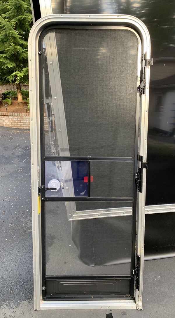 Rv camper 5th wheel door with screen door, keys for Sale in Mill Creek, WA OfferUp