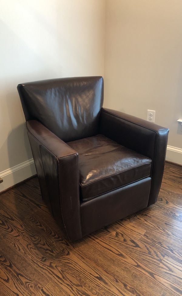Crate and barrel swivel chair for Sale in McLean, VA - OfferUp