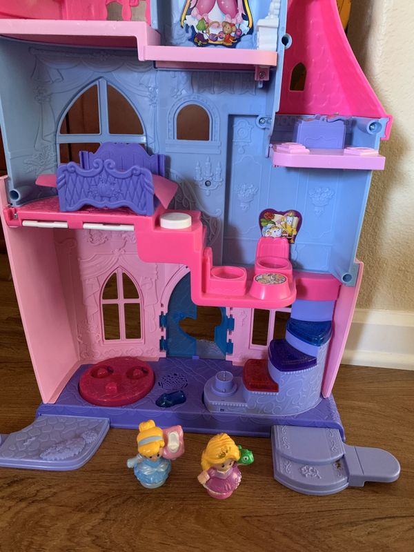 little people princess castle with wand