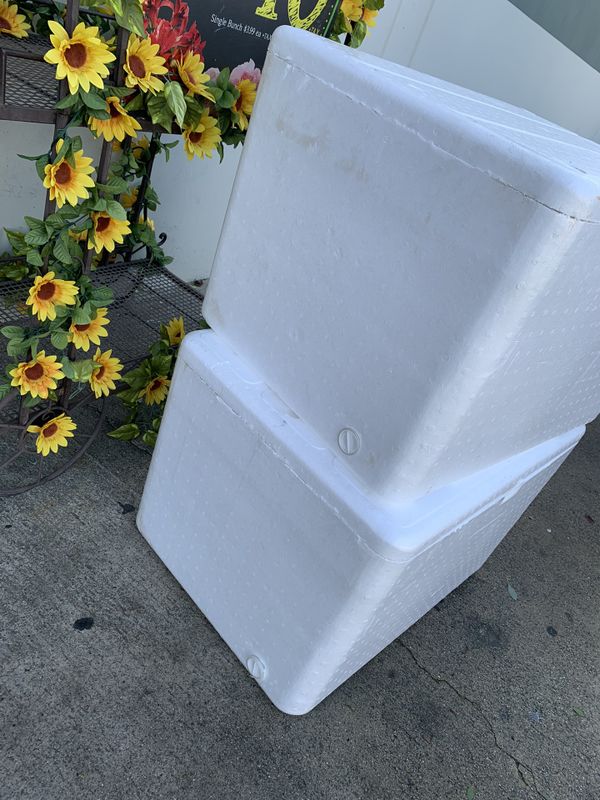 Styrofoam cooler (jumbo) for Sale in Whittier, CA OfferUp