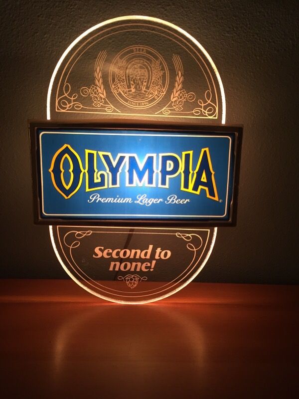 Vintage Olympia Beer Sign - Lighted for Sale in Maple Valley, WA - OfferUp