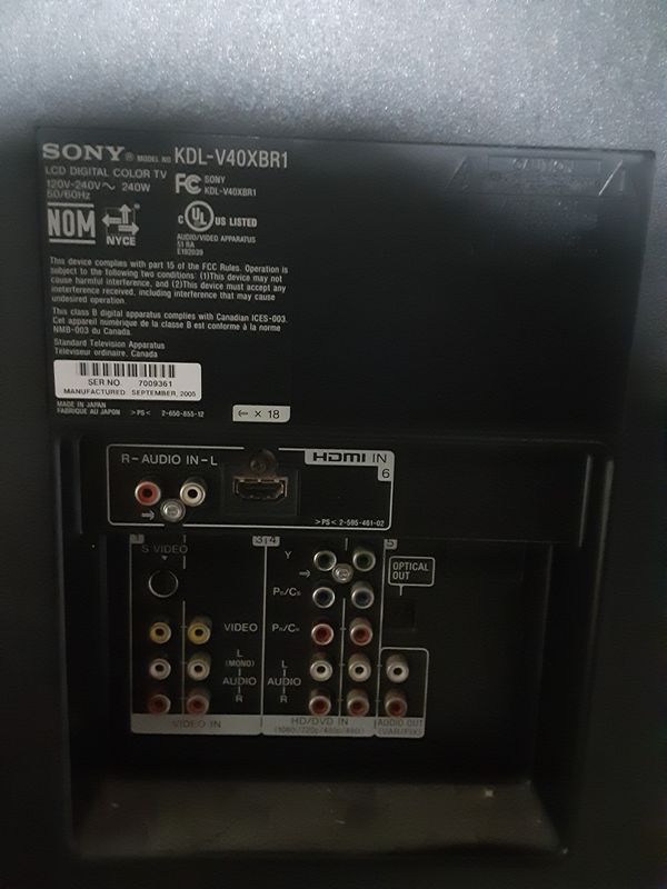 Sony kdlv40xbr1 tv for Sale in Rochester, MN OfferUp