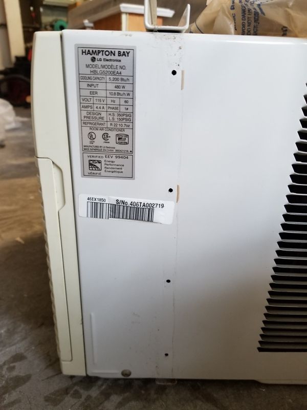 Hampton Bay 5200 BTU Window Air Conditioner for Sale in Mill Creek, WA
