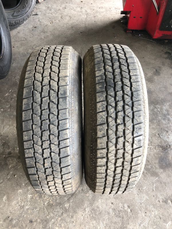 2 Used tires 215/75R15 Custom 428+ All Season for Sale in Pinellas Park